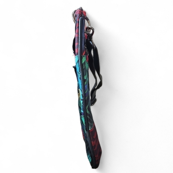 Desigual Floral Vibrant Patchwork Crossbody Bag Multicolor Boho Statement Purse - Picture 12 of 16